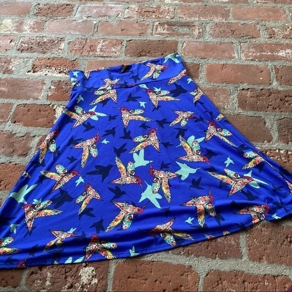 Lularoe 2XL hummingbird skirt - Picture 7 of 8